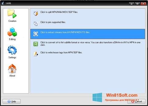 Скриншот программы Yamb для Windows 8.1