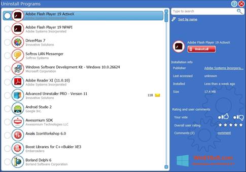 Скриншот программы Advanced Uninstaller PRO для Windows 8.1