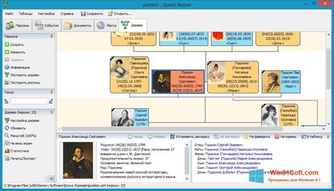 Скриншот программы Древо Жизни для Windows 8.1