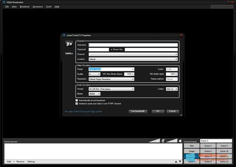 Скриншот программы XSplit Broadcaster для Windows 8.1