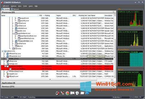Скриншот программы Comodo Cleaning Essentials для Windows 8.1