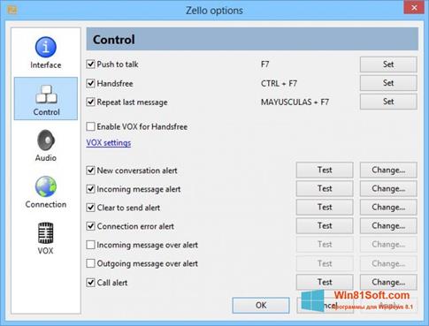 Скриншот программы Zello для Windows 8.1