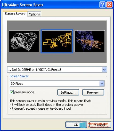 Скриншот программы UltraMon для Windows 8.1