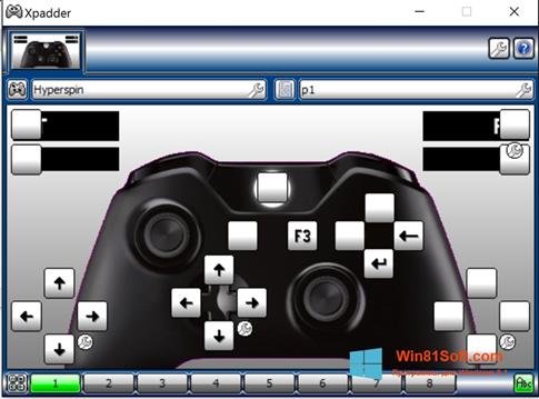 Скриншот программы Xpadder для Windows 8.1